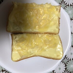 簡単！シンプルなチーズトースト☆